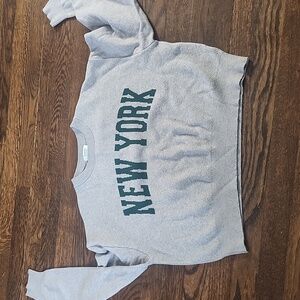 Gray New York Women's Sweater Size Medium